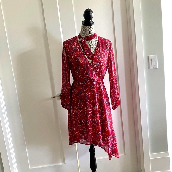 Red Floral Dress by Cocobella - Picture 1 of 5